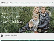 Tablet Screenshot of greenteam-group.com